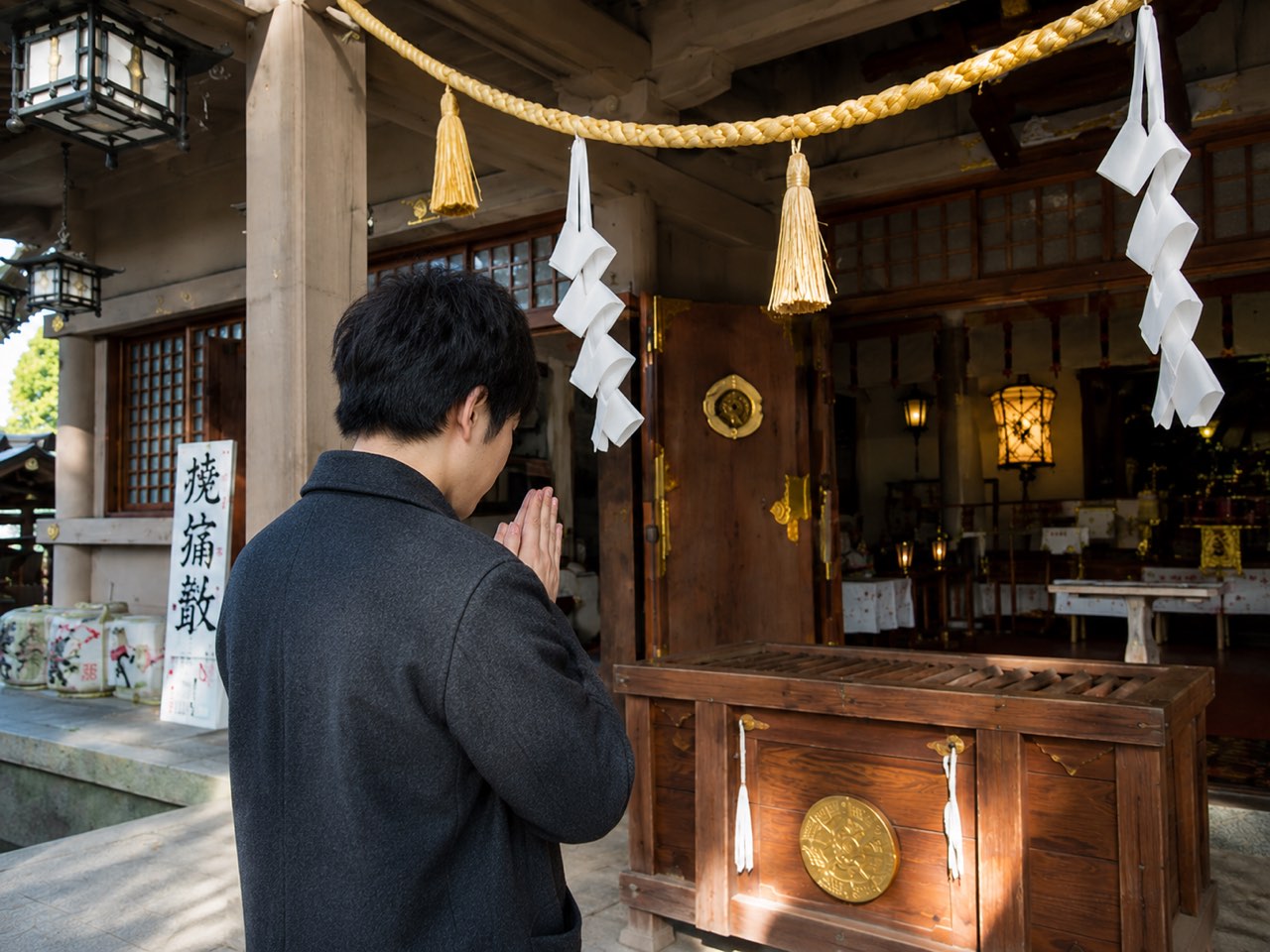 祈願の様子